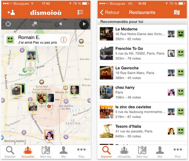 application iphone pour rencontrer des gens