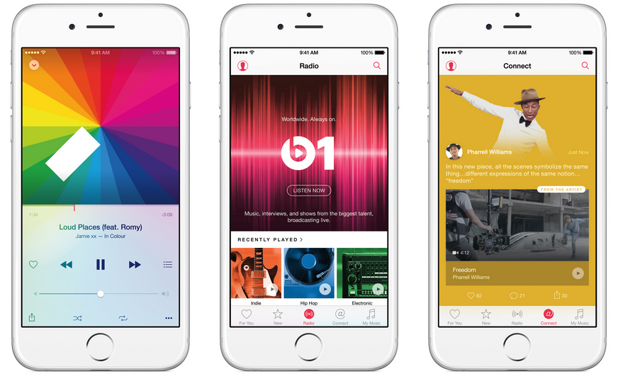 Apple Music streaming musique musical iphone