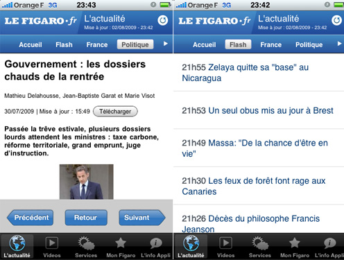 figaro journal application iphone gratuit