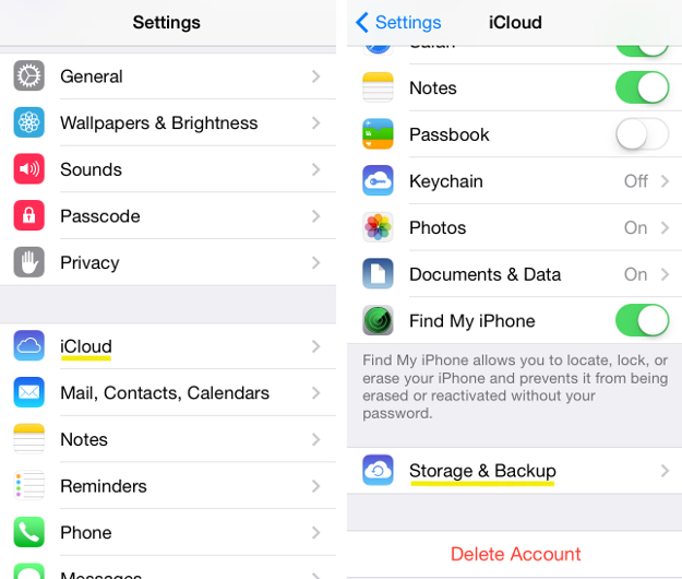 iCloud cloud iphone itune mac prix