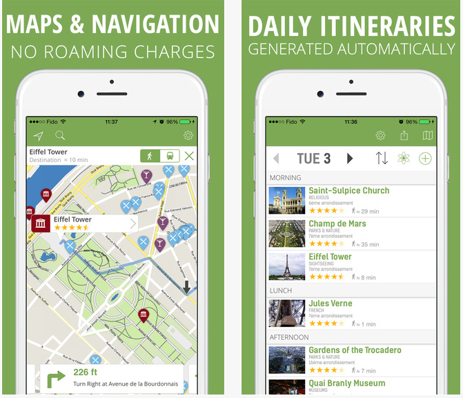 mTrip voyage organiser application iphone top10