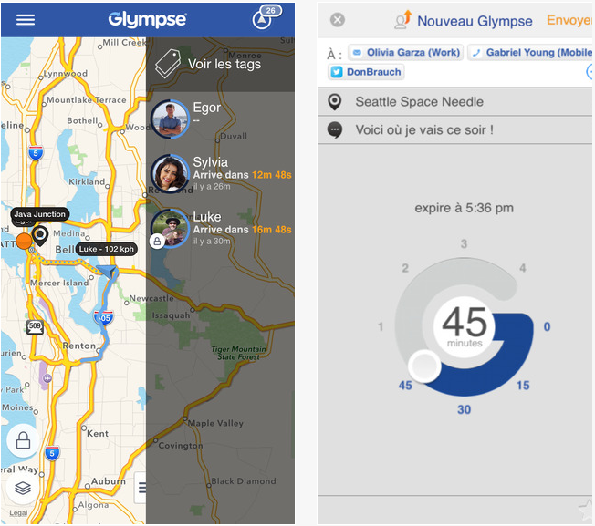 Glympse amis rencontre anonyme géolocalisation