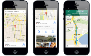Google map application iphone conseil voyage