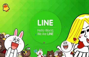 Line application emoticônes comuniquer fun