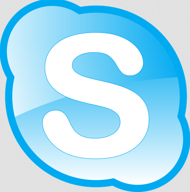 Skype application visio appel message