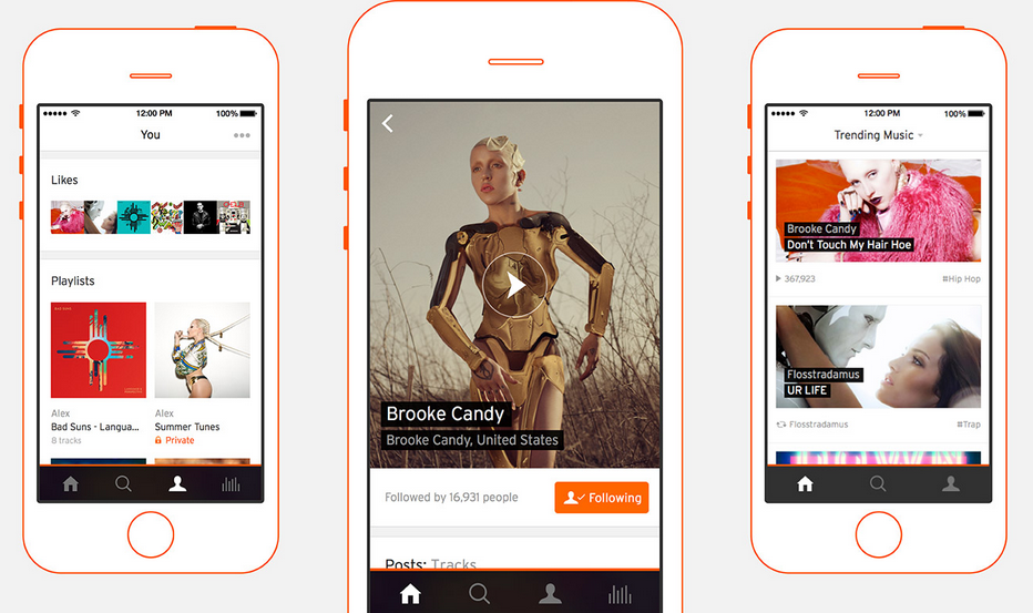 soundcloud découverte artistes application