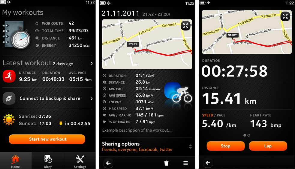 sports tracker application sport iphone gratuite