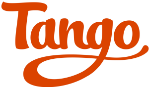 Tango communication application emoticônes