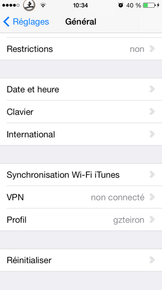 réinitialiser clavier dictionnaire iphone