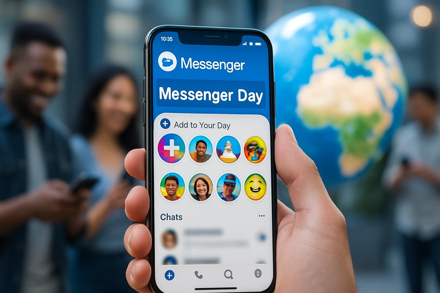 découvrez 'messenger day', la nouvelle fonctionnalité mondiale de facebook, inspirée des stories de snapchat, pour partager vos moments en toute simplicité.