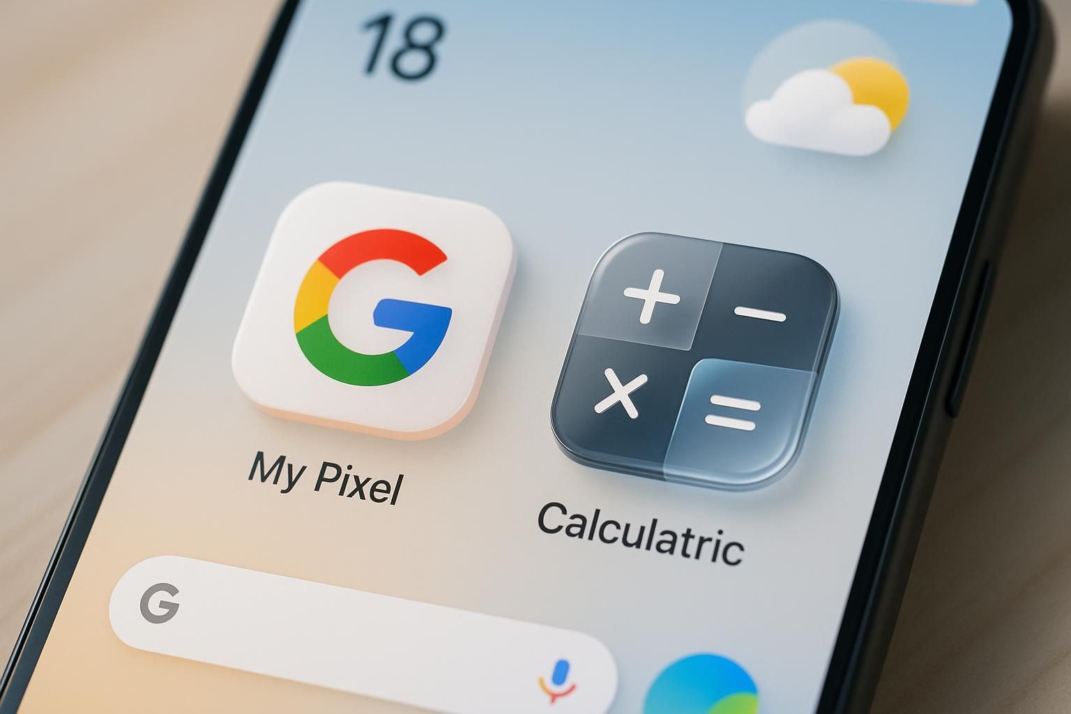 découvrez comment google revitalise les icônes de my pixel et de la calculatrice pour offrir une interface plus moderne et dynamique, améliorant ainsi l'expérience utilisateur.