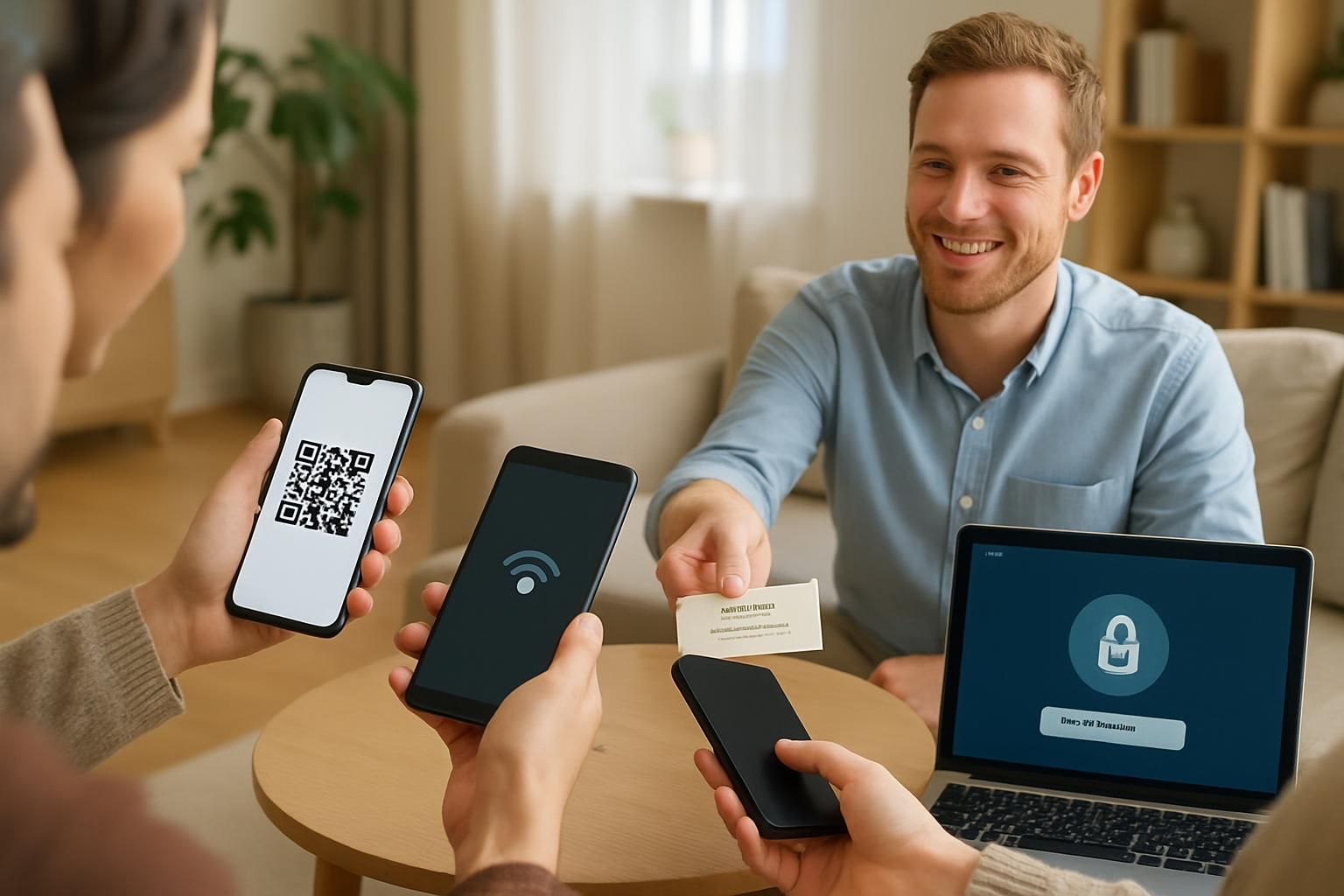 découvrez quatre méthodes ingénieuses pour partager facilement et en toute sécurité votre mot de passe wi-fi avec vos invités, sans compromettre votre réseau.