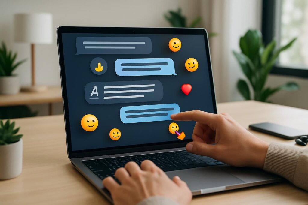 apprenez à utiliser facilement les effets de texte, la mise en forme et les réactions emoji dans messages pour enrichir vos conversations et exprimer vos émotions.