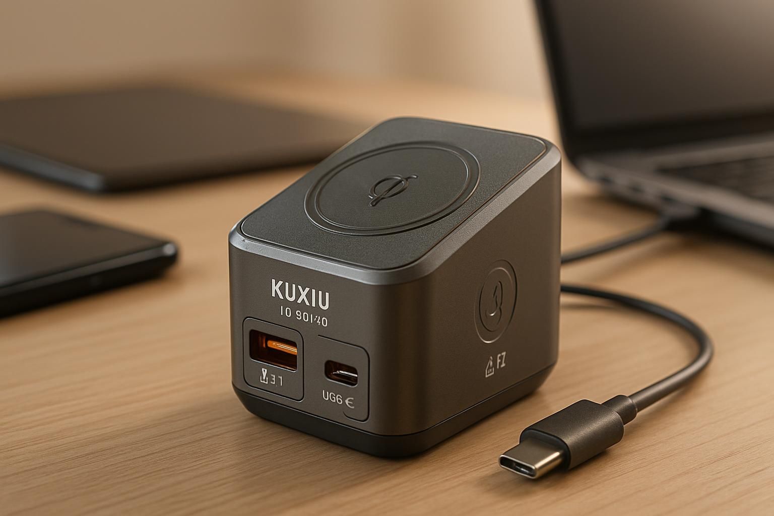 découvrez le test pratique du kuxiu x40 turbo qi 2.2, le chargeur de voyage 3-en-1 performant et compact, idéal pour recharger tous vos appareils en déplacement.